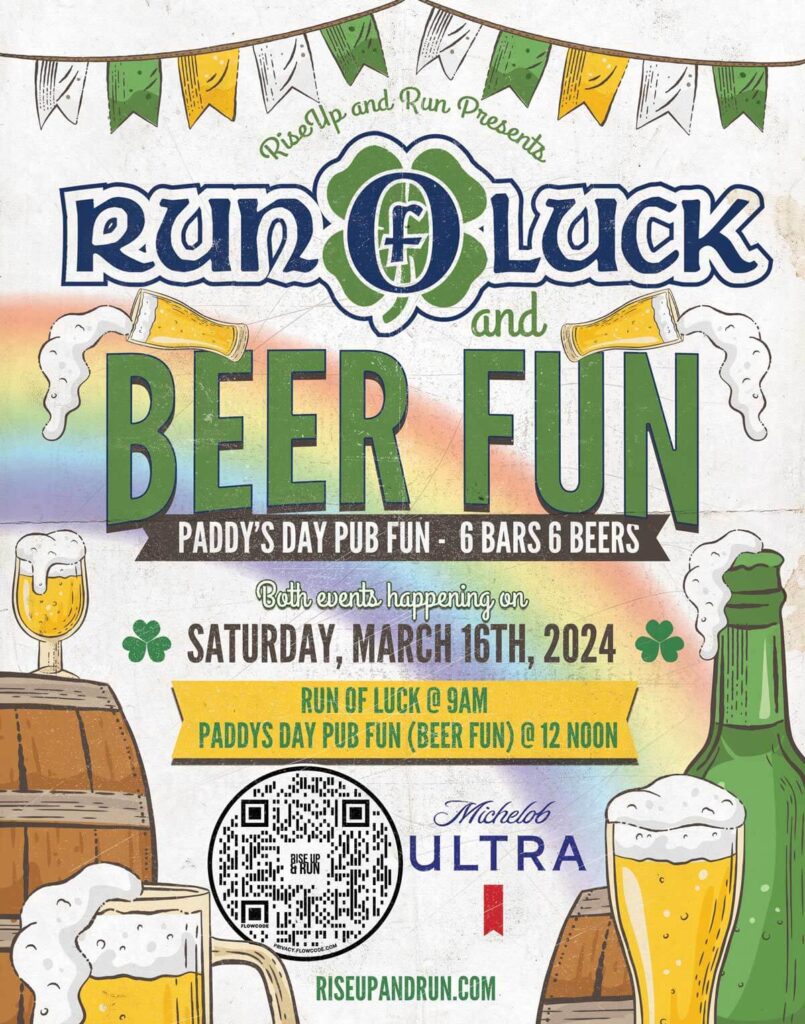 run of luck and beer fun poster
